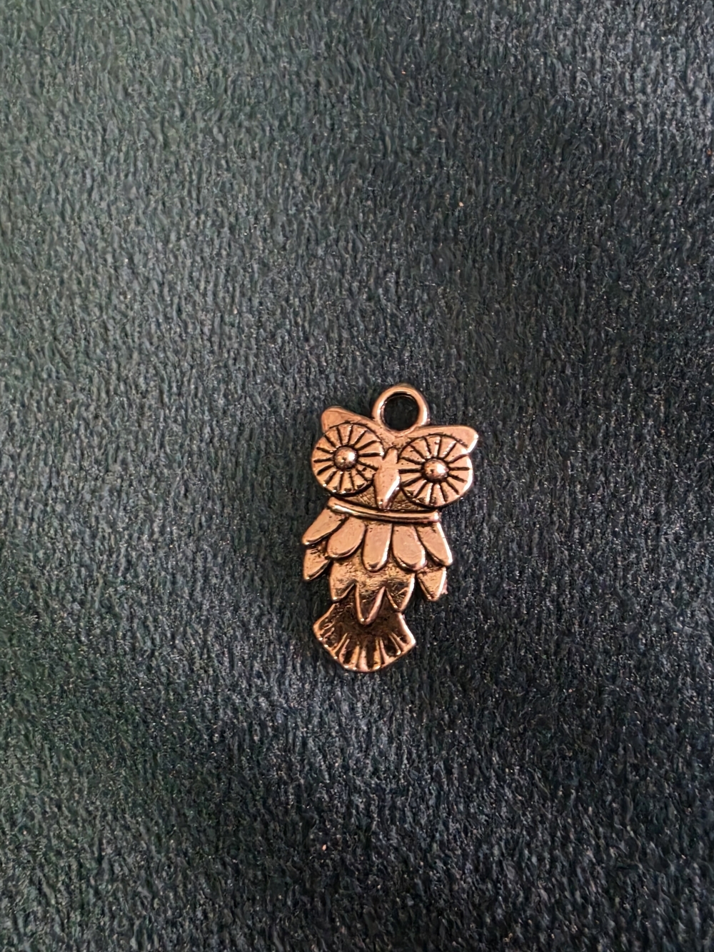 Owl Pendant Charm in Siver-Tone, Women's Jewelry